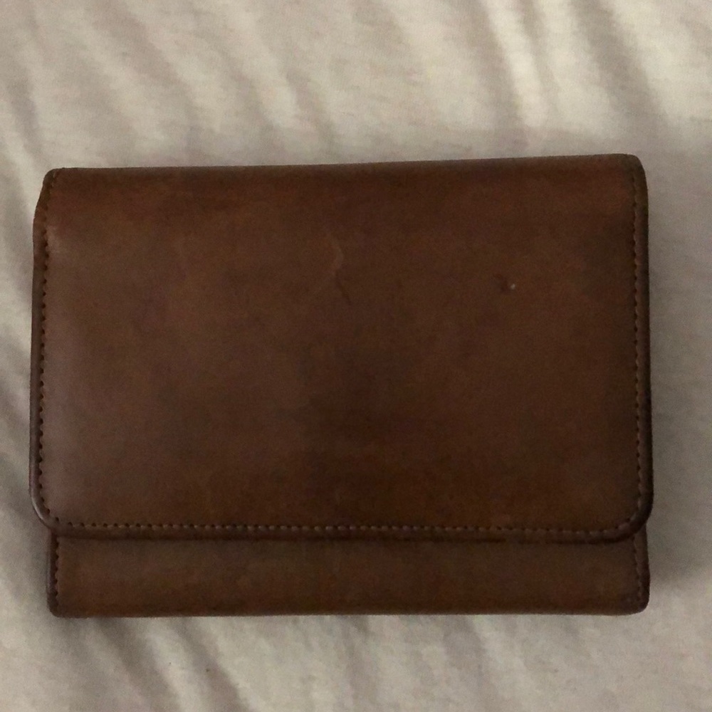 Coach British Tan Leather Wallet
